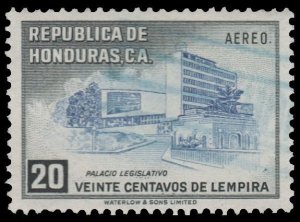 HONDURAS 1956 AIRMAIL STAMP. SCOTT: C259. USED. # 7