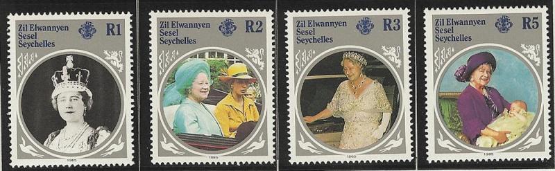 Seychelles Zil Elwannyen Sesel  mnh 101 - 104