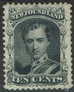 NEWFOUNDLAND 1865 PRINCE CONSORT 10C 