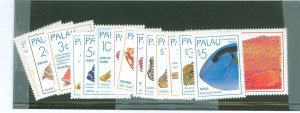 Palau #351-365 Mint (NH) Single (Complete Set)