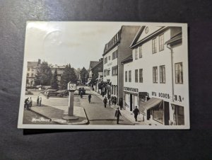 1943 Censored Sweden RPPC Postcard Cover to Dresden Germany