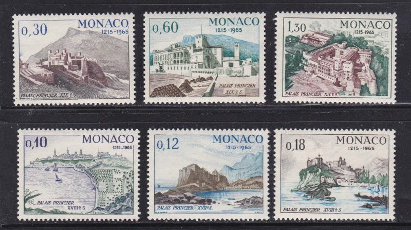 Monaco 618-23, F-VF, MNH