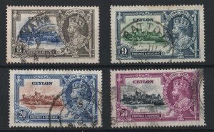 Ceylon 1935 Silver Jubilee set fu