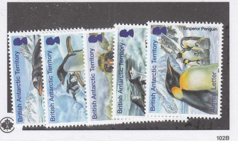 BRITISH ANTARCTIC TERRITORY  VF-MNH  PENGUINS