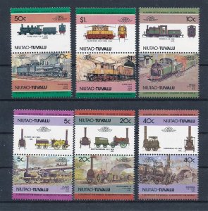 D451731 Niutao Tuvalu MNH Trains Locomotives