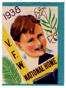 (I.B) US Cinderella : VFW National Home Charity Label (1938)