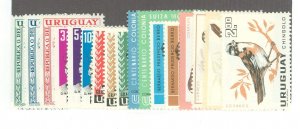 Uruguay #640/698 Unused Single (Complete Set)