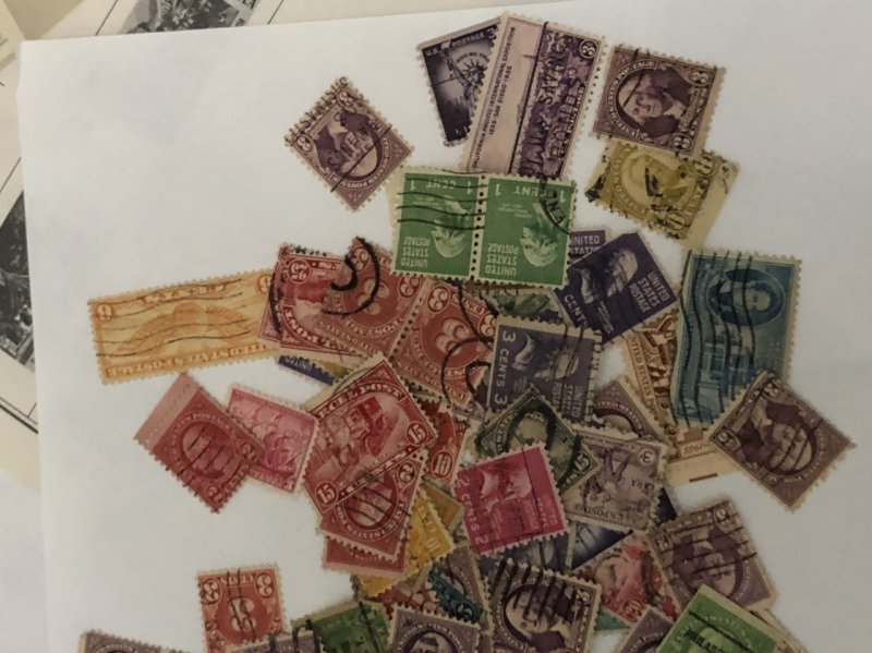 W.W. Stamps In Glassine’s Some Old US Revenue + Lots Of Other Countries