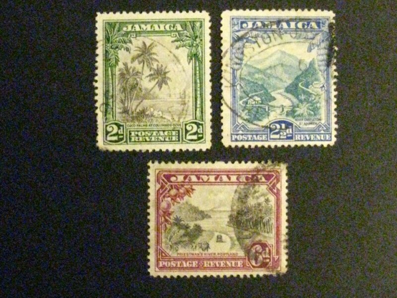 Jamaica #106-8 used  a198.9482