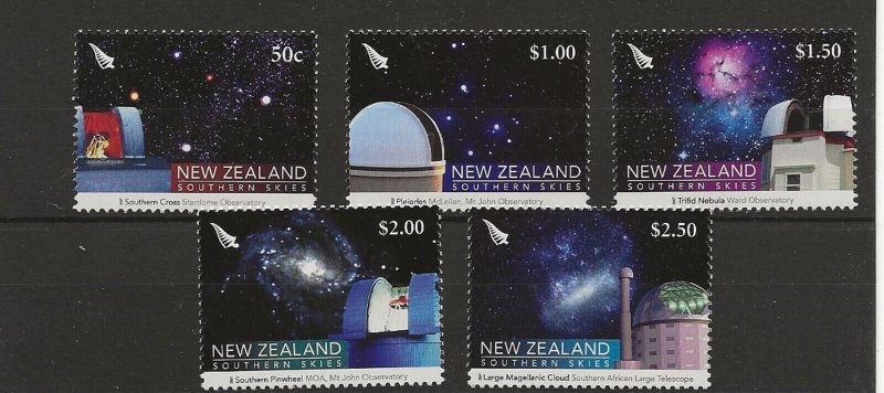 New Zealand 2007 Southern Skies sg.2957-61 set of 5 MNH