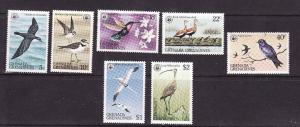 D3-Birds-Grenada Grenadines-Scott#290-6-unused NH set-#290 g