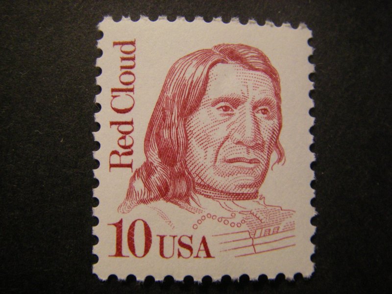 Scott 2175d, 10c Red Cloud, MNH Great Americans Beauty, CV $1.50