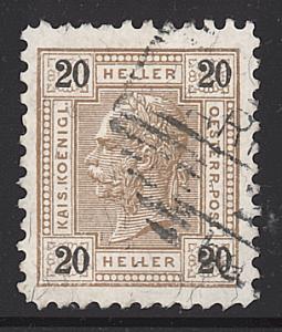 Austria 1899  Scott #76 used
