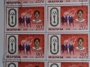 ​KOREA STAMP:1979 SC# 1728 HISTORY-OLYMPIC AND WINNERS  CTO STAMPS FULL SHEET