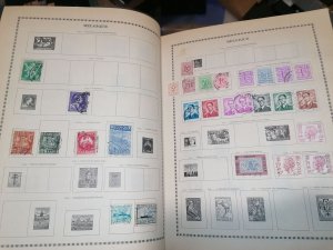 Old Yvert album with many stamps inside