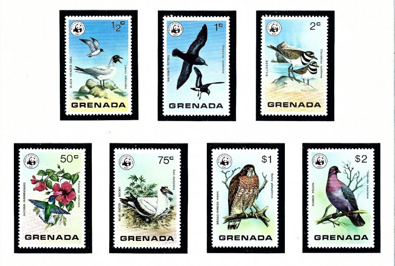 Grenada 849-55 MNH 1978 Wild Birds of Grenada