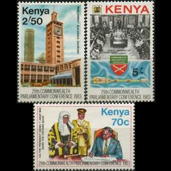 KENYA 1983 - Scott# 274-6 Comm.Parl. Set of 3 NH