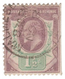 GREAT BRITAIN STAMP 1902. SCOTT # 129. USED. CV: $20.00