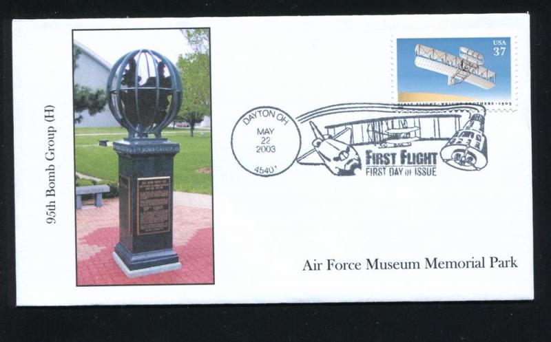 US 3783 First Flight Southport Air Force Museum Memorial Pk