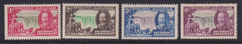 Southern Rhodesia, Scott 33-36 (SG 31-34), MHR