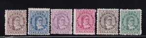 Cook Islands Scott # 9 - 14 Set F-VF OG previously hinged cv $ 246 ! see pic !