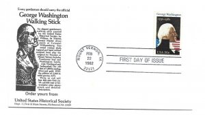 1952 George Washington LGS US Historical Society FDC