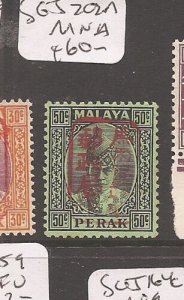 Malaya Jap Oc Perak 50c red chop SG J202a MNH (7dap) 