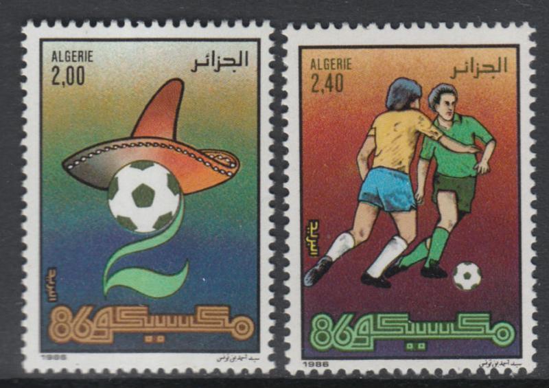 XG-AA730 ALGERIA IND - Football, 1986 Mexico World Cup MNH Set