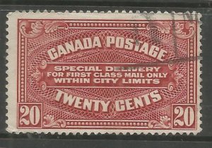 CANADA  E2  USED, 1922 SPECIAL DELIVERY