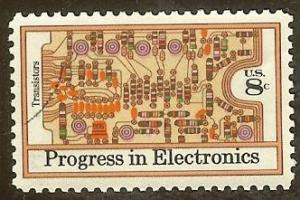 US #1501 8c  Transistors & Printed Circuit Board