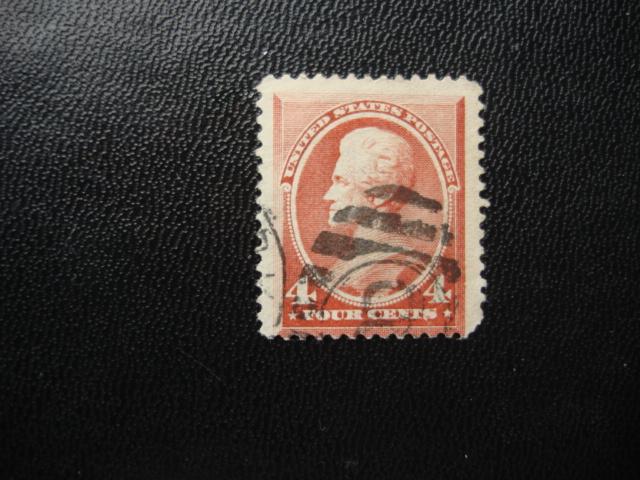 1888  SCOTT # 215  4 c    USED   F/VF    SCV.$ 22.50