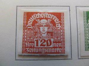 A13P25F129 Deutschosterreich German Austria 1920-21 1.20kr fine MH* stamp-