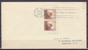 Canal Zone, Scott cat. 137. Personality issue. First day cover.