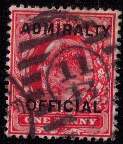 GB Scott #O79  KEVII Admiralty Official F-VFCat.$ 24.00