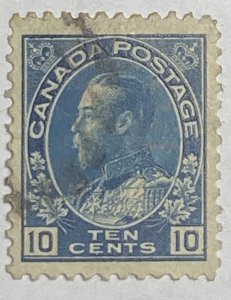 CANADA 1911-1925 #117 King George V 'Admiral' Issue - Used