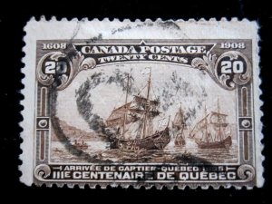 CANADA - SCOTT# 103 - USED - CAT VAL $225.00