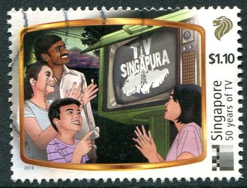 SINGAPORE 2013 - $1.10 USED