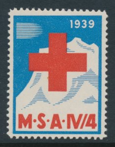 WWII Swiss Soldier Soldatenmarken Poster Stamp Mint Not Hinged (**)