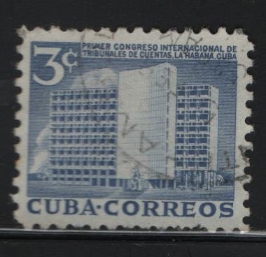 CUBA, 513, USED, 1953, BOARD OF ACCOUNTS BLDG., HAVANA