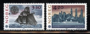Norway # 1024-25, Mint Never Hinge.