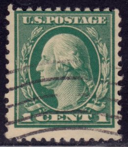 United States, USA, 1912, Washington, 1c, Sc#405, used