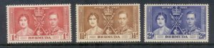 Bermuda 1937 Coronation MUH