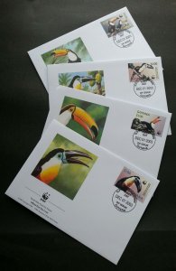 Guyana WWF Bird 2003 Fauna (stamp FDC)