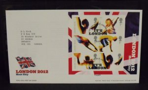 15720   GREAT BRITAIN   FDC # 2301     London Olympic Games   Mini Sheet
