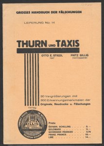 Doyle's_Stamps: Thurn & Taxis (German State) Stamps, Stiedl/Billig 1935