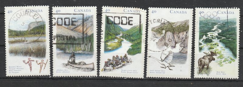 Canada     1321-25     (O)    1990   Le $0.40   Complet