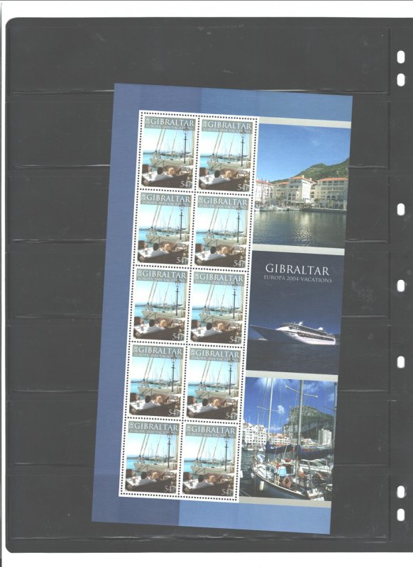 GIBRALTAR,2004 #960-  963, MNH;  FULL SHEETS,
