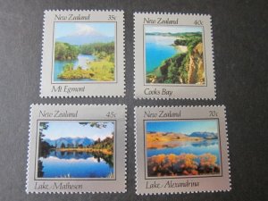 New Zealand 1983 Sc 784-7 Beautiful NZ (4) set MNH