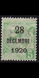 MONACO [1921] MiNr 0046 ( */mh )