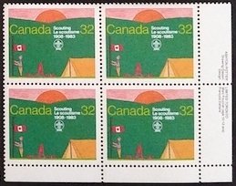 Canada 993iii Plate Block LR VF MNH